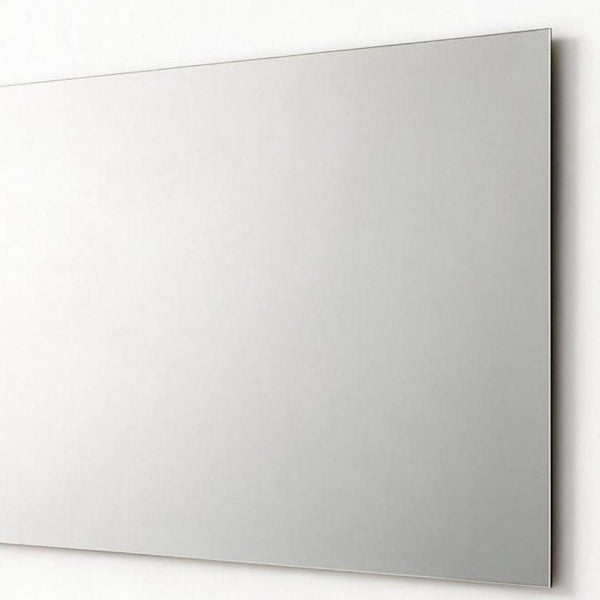 36 Inch Frameless Full Length Wall Mirror Sleek Borderless Design for Modern Bedroom