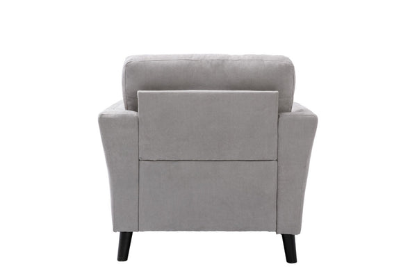 English Elm Damiano Three Piece Woven Fabric Living Room Set with Sofa Loveseat and Accent Chair B2749S00148
