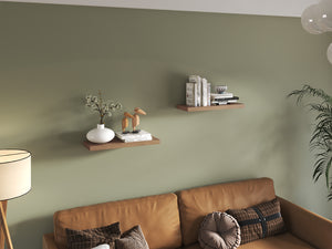 English Elm Ecco 31.5" Wide Floating Shelves Set Of 2 - Modern Wall Display For Home, Office & Stylish Storage B070P351136