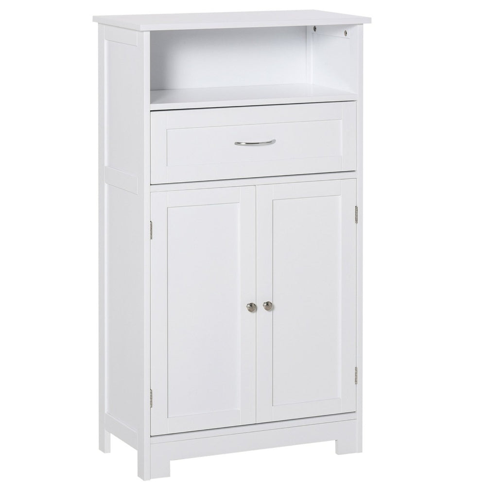 English Elm Modern Freestanding Bathroom Storage Cabinet with Drawer Open Shelf and Enclosed Space T3971P388099