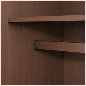 72 Inch Solid Wood Dresser with Three Doors and Drawers for Spacious Bedroom Storage