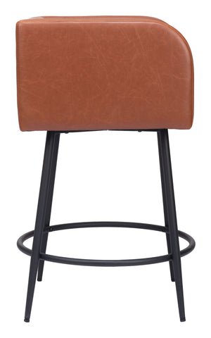 Horbat Counter Stool - Set of 2 Brown 109946 Zuo Modern