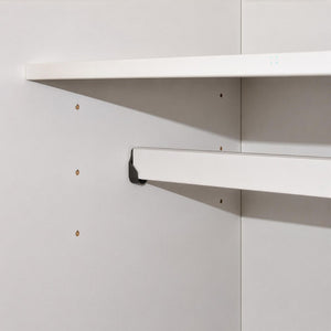 72 Inch Solid Wood Mirrored Dresser with Three Doors and Drawers for Bedroom Storage