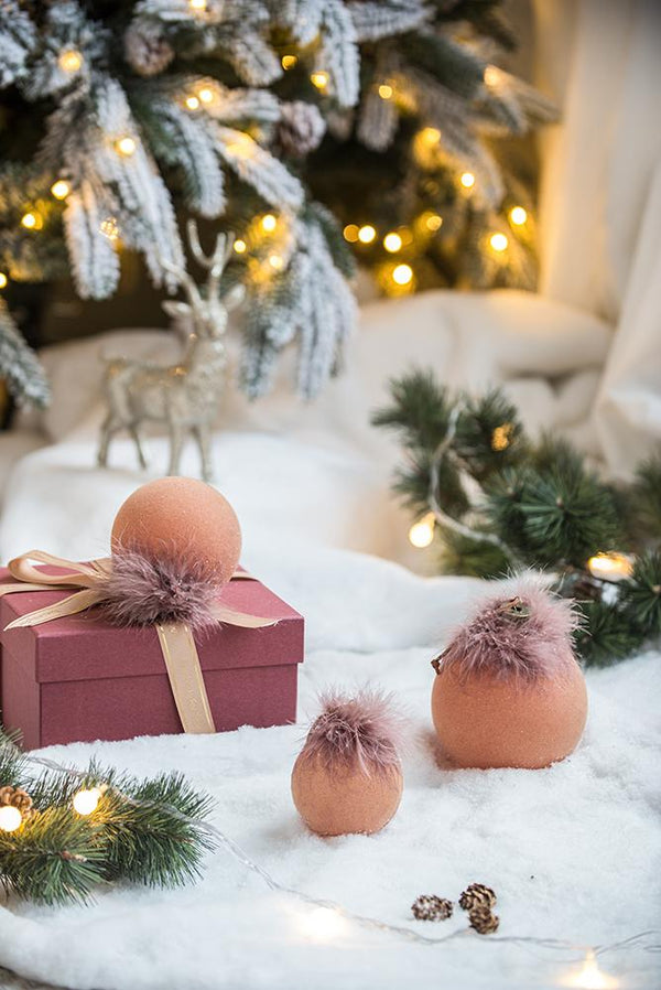 English Elm D3" Elegant Glass Christmas Ball Ornaments Set Of 12 - Perfect For Holiday Decor & Festive Celebrations W2078P247921