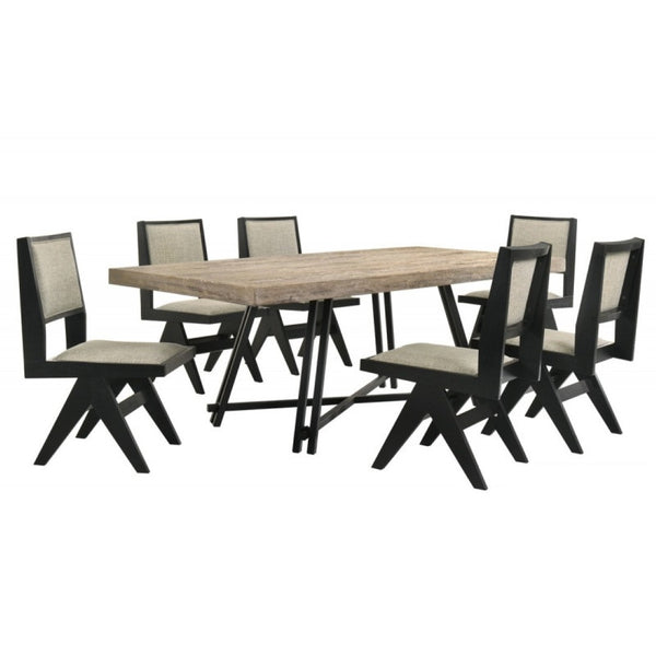 English Elm Contemporary Oak Veneer Upholstered Dining Side Chairs Set for Kitchen Nook B011P423326