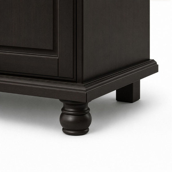 74 Inch Solid Wood Four Door Combo Dresser for Spacious and Organized Bedroom Storage