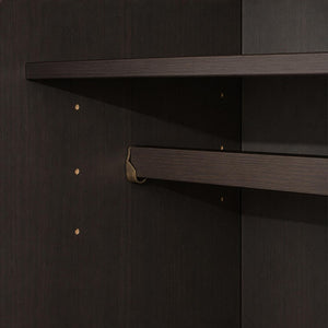 74 Inch Solid Wood Four Door Combo Dresser for Spacious and Organized Bedroom Storage
