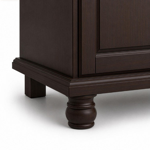 74 Inch Solid Wood Four Door Combo Dresser for Spacious and Organized Bedroom Storage