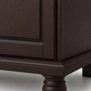 74 Inch Solid Wood Four Door Combo Dresser for Spacious and Organized Bedroom Storage