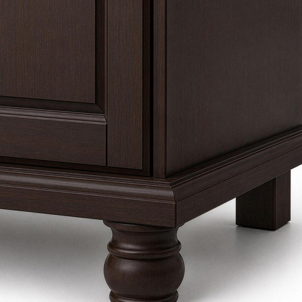 74 Inch Solid Wood Four Door Combo Dresser for Spacious and Organized Bedroom Storage