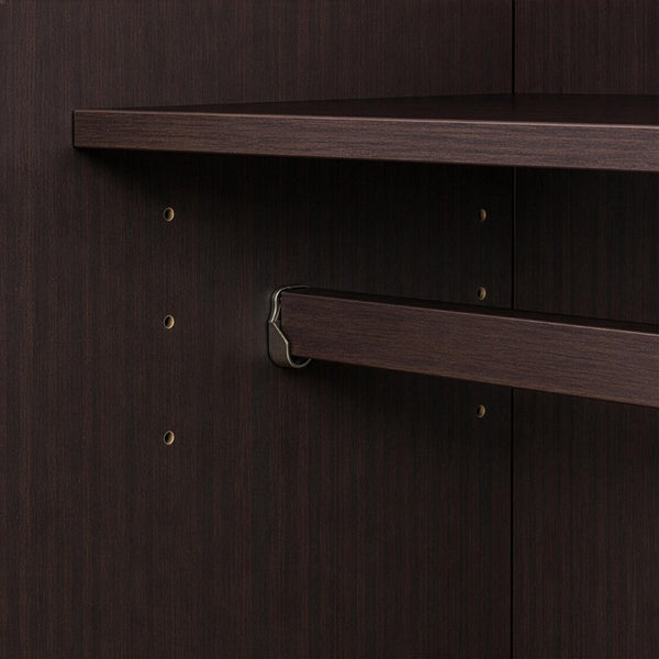 74 Inch Solid Wood Four Door Combo Dresser for Spacious and Organized Bedroom Storage