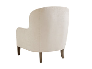 Lexington Chaffery Chair - Luxurious Modern Design With Hand-glazed Platinum Finish And Elegant Accents   7648-11-40