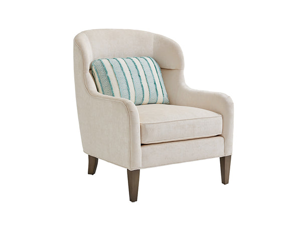 Lexington Chaffery Chair - Luxurious Modern Design With Hand-glazed Platinum Finish And Elegant Accents   7648-11-40