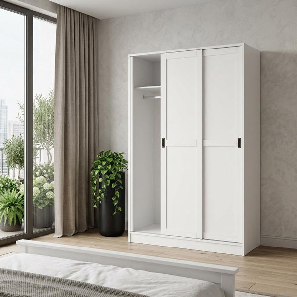 72 Inch Solid Wood Combo Dresser with Mirrored Doors and Cabinet for Elegant Bedroom Storage