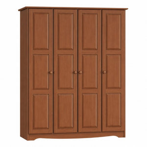 72 Inch Solid Wood Combo Dresser with Four Doors Spacious Bedroom Storage Solution