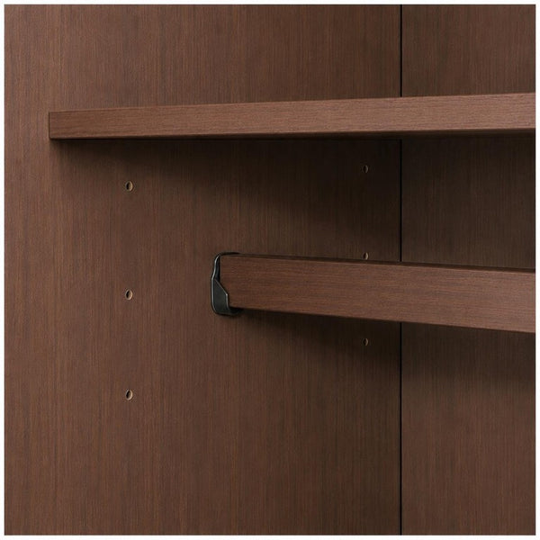 72 Inch Solid Wood Combo Dresser with Four Doors Spacious Bedroom Storage Solution