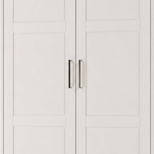 72 Inch Solid Wood Combo Dresser with Dual Doors for Elegant Spacious Bedroom Storage