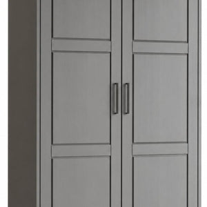 72 Inch Solid Wood Combo Dresser with Dual Doors for Elegant Spacious Bedroom Storage