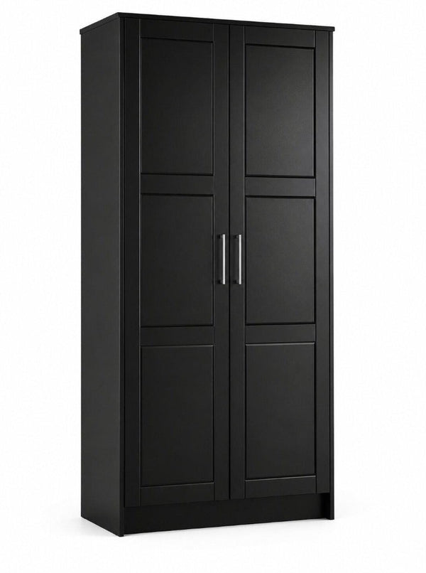 72 Inch Solid Wood Combo Dresser with Dual Doors for Elegant Spacious Bedroom Storage