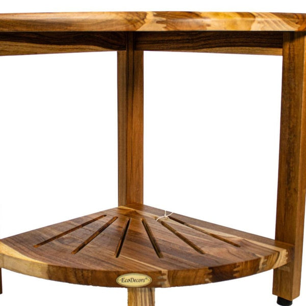 16 Inch Solid Wood Floating Bathroom Shelf Rustic Farmhouse Wall Mounted Storage