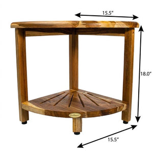 16 Inch Solid Wood Floating Bathroom Shelf Rustic Farmhouse Wall Mounted Storage