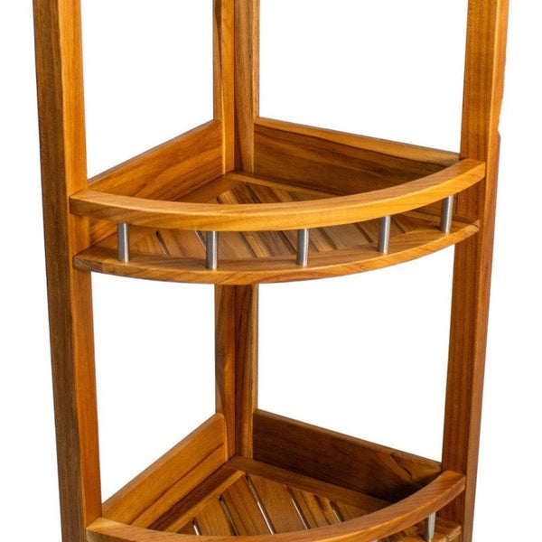 I Need to Create a Common Title for Solid Wood Bathroom Shelves That: