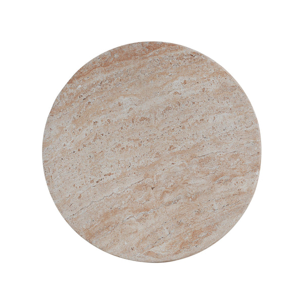 English Elm Christopher Knight Home® - Outdoor/Indoor Lightweight Concrete Side Table With Travertine Finish - Modern Accent For Any Space N773P253808Z