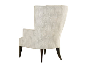 Lexington Brockton Wing Chair - Classic Contemporary Elegance With Rich Walnut Veneers And Modern Luxe Touches   7658-11-40