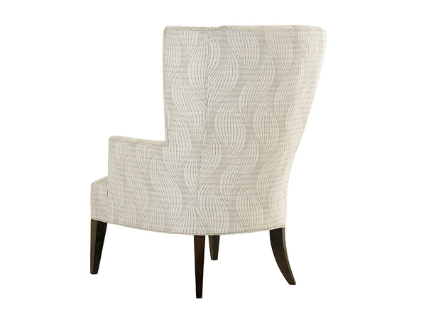 Lexington Brockton Wing Chair - Classic Contemporary Elegance With Rich Walnut Veneers And Modern Luxe Touches   7658-11-40