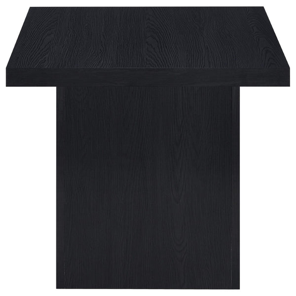 English Elm Caroline Matte Black 3 Piece Coffee and End Table Set for Modern Living Rooms B062S01597