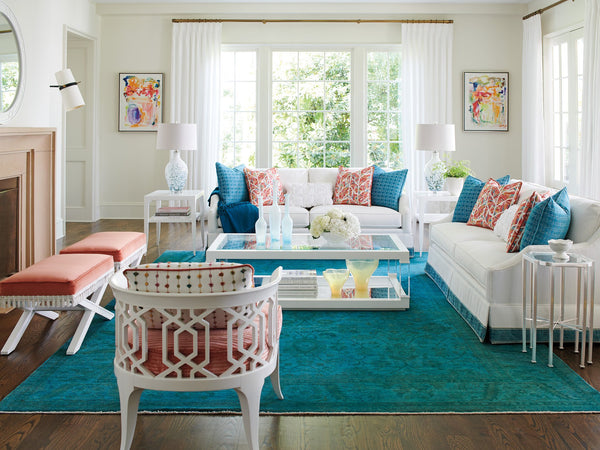 Lexington Carrington End Table - Modern Traditional Design With Tapered Legs And Stylish Wooden Shelf For Luxury Alabaster  415-955