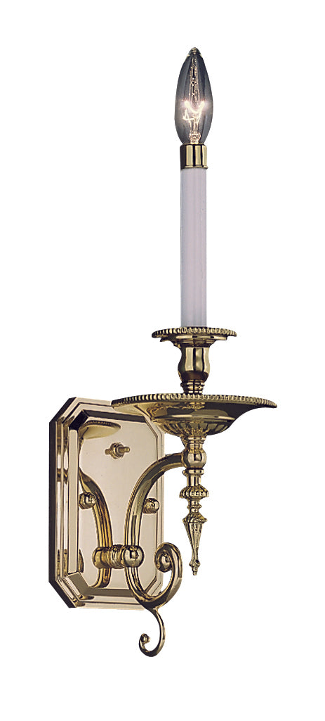 Framburg 1-light Elegant Kensington Sconce - Georgian Style Lighting Fixture Made In The Usa For Timeless Charm Polished Brass Metal 7661 Pb