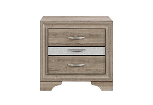 26 Inch Wood Two Drawer Nightstand for Bedroom Storage and Elegant Bedside Style