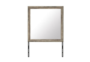 39 Inch Solid Wood Dresser with Mounted Frame Mirror for Elegant Bedroom Storage