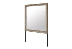 39 Inch Solid Wood Dresser with Mounted Frame Mirror for Elegant Bedroom Storage