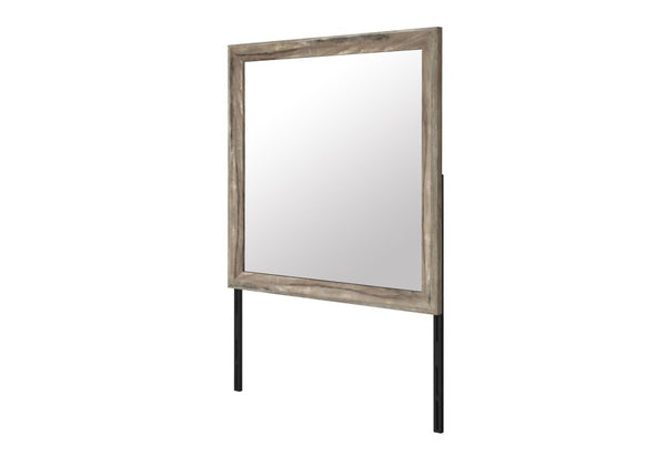 39 Inch Solid Wood Dresser with Mounted Frame Mirror for Elegant Bedroom Storage