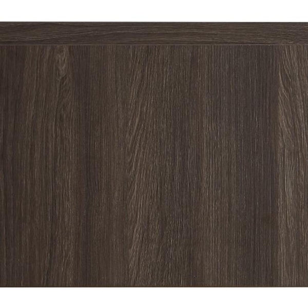 35 Inch Floating Brown Wood Single Door Bathroom Vanity with Modern Storage Cabinet