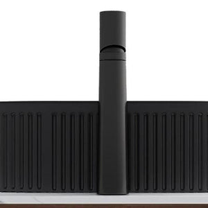 30 Inch Floating Wood Bathroom Vanity with Integrated Matte Black Basin Storage