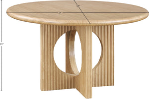 Rivas Natural Oak Dining Table 766Oak-T Meridian Furniture