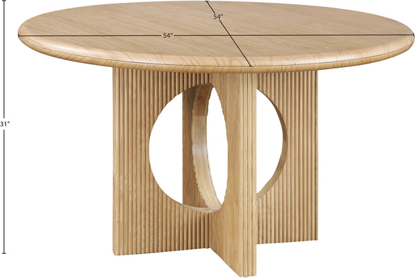 Rivas Natural Oak Dining Table 766Oak-T Meridian Furniture