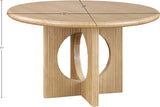 Rivas Natural Oak Dining Table 766Oak-T Meridian Furniture