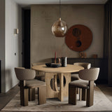 Rivas Natural Oak Dining Table 766Oak-T Meridian Furniture