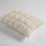 Madison Park Stay Puffed Casual Overfilled Pillow Protector Single Piece MP21-8446 Tan