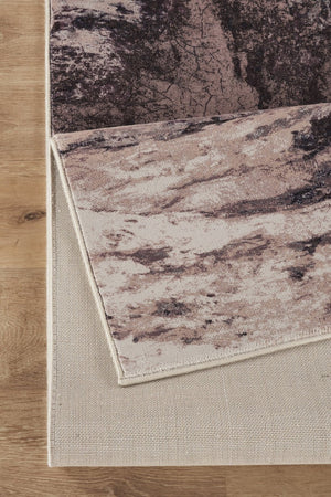 English Elm Artistic Abstract Turkish Woven Area Rug Warm Brown Tones for Living Dining Rooms B186P428934