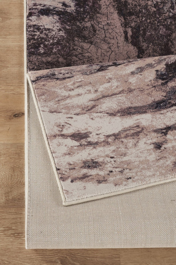 English Elm Artistic Abstract Turkish Woven Area Rug Warm Brown Tones for Living Dining Rooms B186P428934