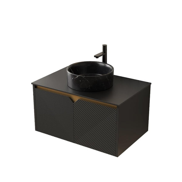 30 Inch Floating Bathroom Vanity with Double Door Wood Cabinet for Modern Bath Storage