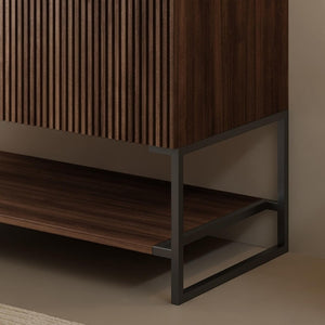 30 Inch Freestanding Wood Bathroom Vanity Cabinet with Classic Brown Finish Storage