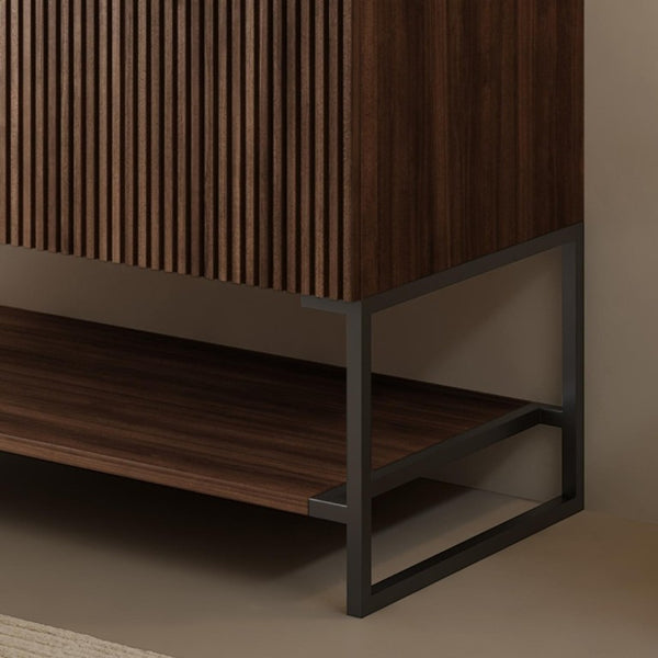 30 Inch Freestanding Wood Bathroom Vanity Cabinet with Classic Brown Finish Storage