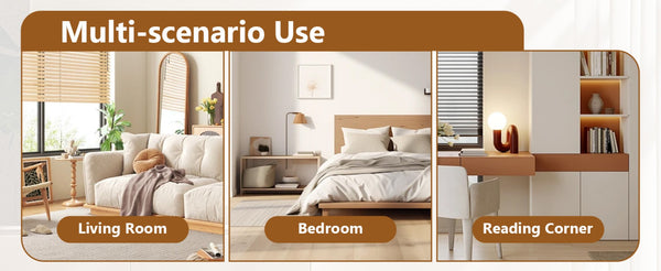 English Elm Simple Wood Grain Cylindrical Coffee Table – 11.8" Diameter For Modern, Industrial & Scandinavian Style W1151P361923-GIGA