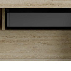 48 Inch Floating Wood Bathroom Vanity with Integrated Basin and Dual Storage Drawers